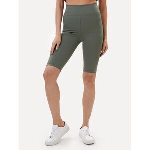Womens/Ladies Mira Ribbed Shorts / Olive